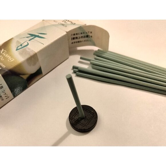 Xiang Do Citrus Incense Sticks With Holder Shoyeido Incense Co 20 Pcs No 22 - Picture 3 of 7